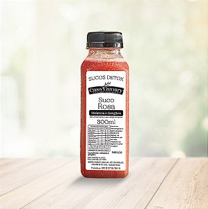 Suco Rosa Detox 300ml - Melancia e Gengibre